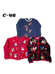 Wholesale Vintage Christmas Sweaters Bundle | 10pc..