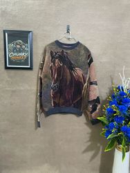 Aufbereiteter Wandteppich-Decken-Sweatshirt 🐒🐒🐒