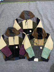 Upcycled Carhartt Corduroy Hoodie