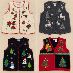 Y2k Cozy Christmas Sleeveless Vest Bundle