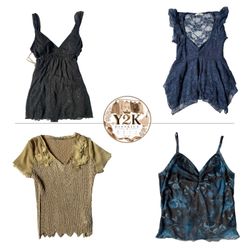 y2k babydoll tops