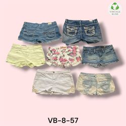 Y2K Denim Mini Shorts Wholesale Bundle – 18 Piece ..