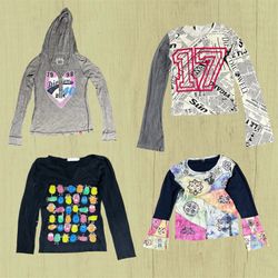 Vintage Graphic Long Sleeve T-Shirts