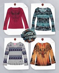 Y2K Printed LS T-Shirts
