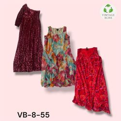 Y2k Women’s Printed Poly Dresses Wholesale Bundle ..