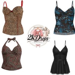 y2k babydoll tops