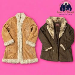AFGHAN COATS AND VEST