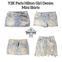 Y2K Paris Hilton Denim Mini Skirt TY-096