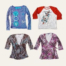 Y2K & Boho Damen Tops