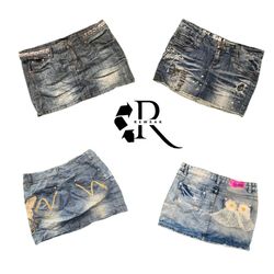 Y2K Paris Hilton Denim Mini Skirts RW-2507