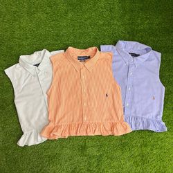 Upcycled Ralph Lauren Sleeveless Top