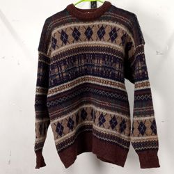 VINTAGE FAIR ISLE & NORDIC KNIT SWEATERS BUNDLE 02