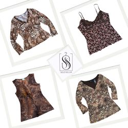 Y2K Earthy Tone Mix Tops
