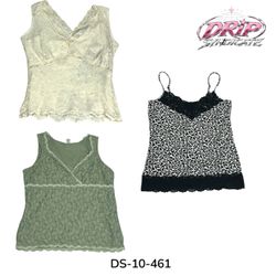 Women's Y2K Camisoles Tops and Blouses (DS-10-461)