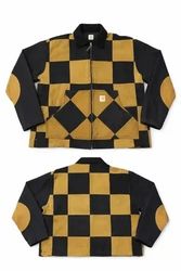 CR01456 Upcycled Carhartt Checkerboard Patchwork W..