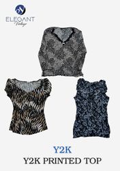 Y2K bedruckte Tops - EV0105