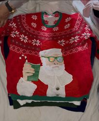 Sweaters Festive Christmas Novelty Graphic Knitwea..