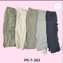 Women’s Y2K Cargo Capri Pants – Utility Streetwear..