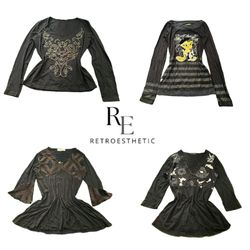 Y2K Nature Vibe Full Sleeve Top RE-3764