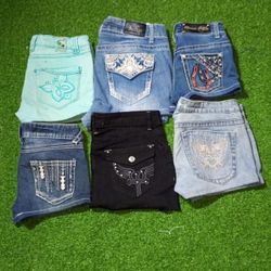 LEI AND OTHER BRAND MINI MICRO SHORTS ( C 370)