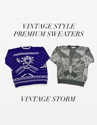 Vintage Style Premium Sweaters