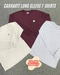 🔴 Carhartt Long Sleeve T-Shirts - (23/10)