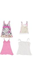 Y2K Floral and Lace Trim Camisoles Mix
