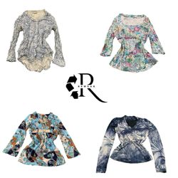 Y2K Unique Girl Printed Fully Sleeves Tops RW-2344