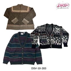 Tip Top Tailorsの柄入りカーディガンとニットウェア