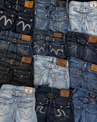 Buckle Back Evisu G-Star RAW Jeans
