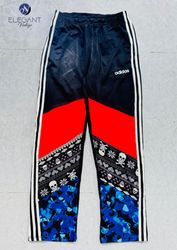 UPCYCLED Adidas & Puma Patchwork Trousers - EVR056..