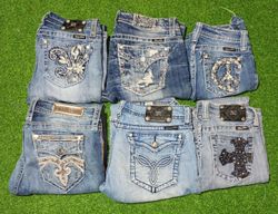 MISS ME , TRUE RELIGION , ROCK REVIVAL JEANS  (M 0..