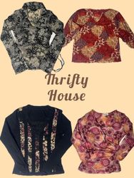 Y2K Vintage Floral It-Girl Top Mix(TH/782)