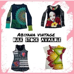 Y2K Desigual Style Tops Bundle - Long Sleeve, Slee..