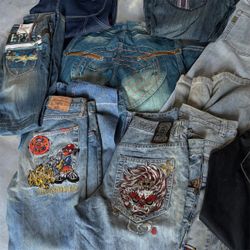 Hip hop wide legged Y2K jeans