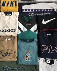 Mix branded sweatshirt Crew neck