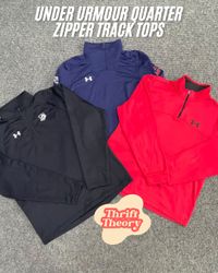 🔴 Under Armour Quarter Zipper Track Tops - (09/10..