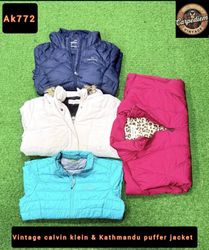 Vintage Kathmandu & Calvin Klein puffer jacket ak7..