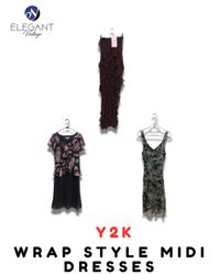 Y2K warp Style Midi Dresses - EV1978