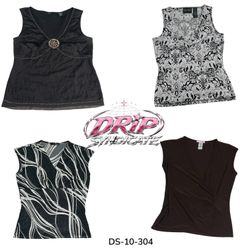 Women's Sleeveless and Cap Sleeve Blouses (DS-10-3..
