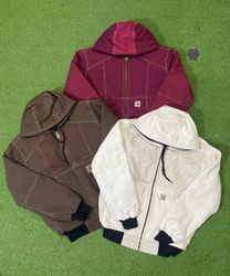 Upcycle Carhartt hoodie jacket
