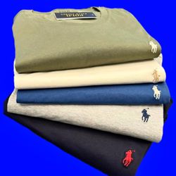 Camisetas de Gola Redonda Premium Polo Ralph Laure..