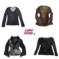 Y2K Gothic & Grunge Tops (MH-118)