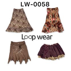 Y2K Boho Fairycore Embroidered & Tiered ..