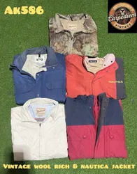 Vintage woolrich and Nautica jacket ak586