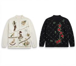(FV-2479)     Vintage style Christmas Knitwear | N..