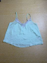 TH481 Y2K Silk Lace Cami Top | Vintage 2000s Slip ..
