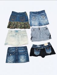 Trim & Embellished Denim Mini Skirt Bundle
(VM-196..