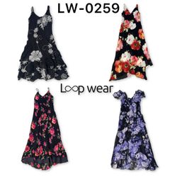 Y2K Rom-Com Core Chiffon Floral Maxi Dress