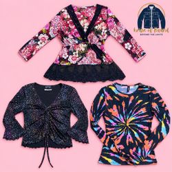 Mixed Y2K & Modern Long Sleeve Tops